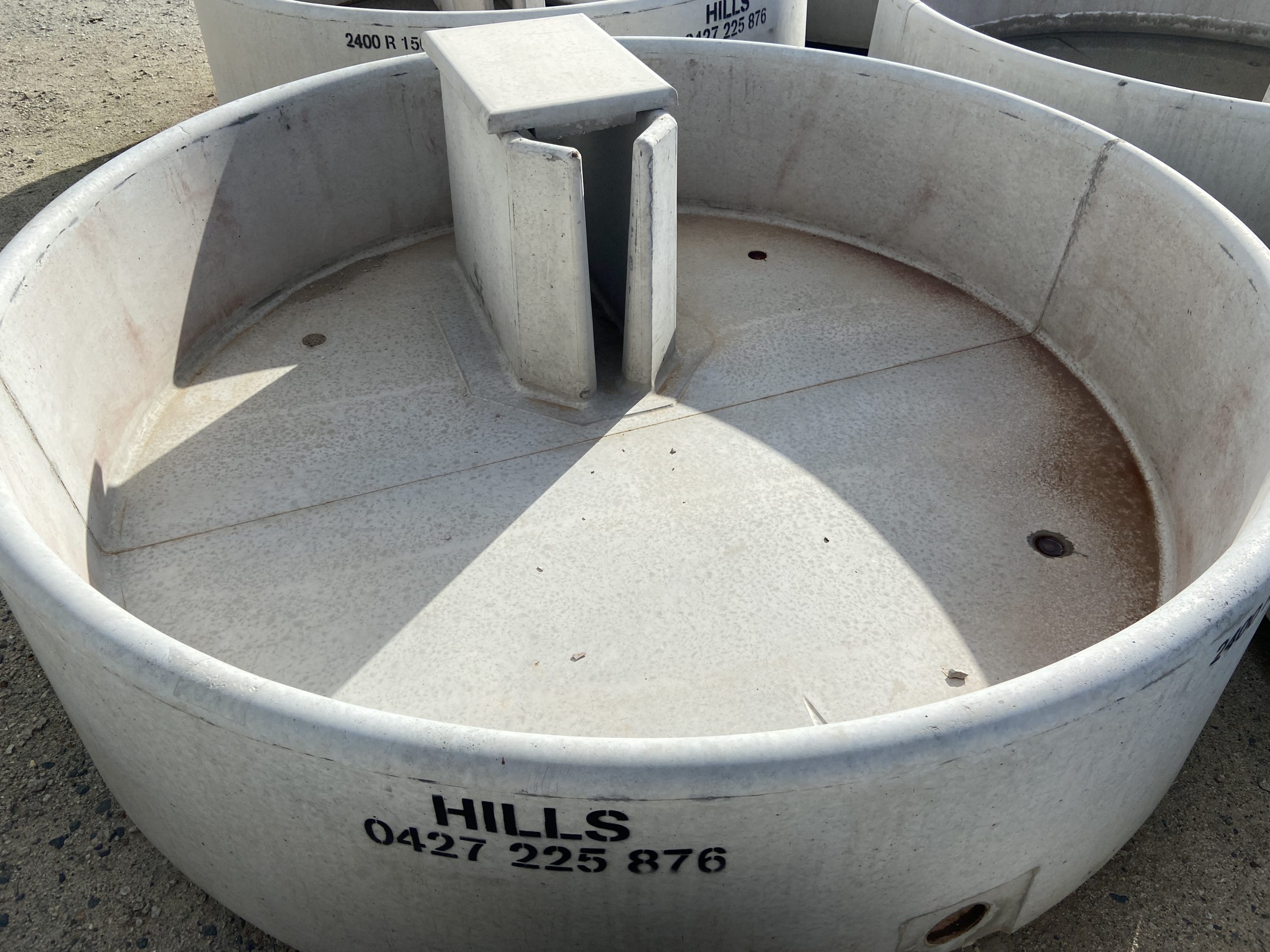 2400mm Round Cattle Trough Hills Concrete Products